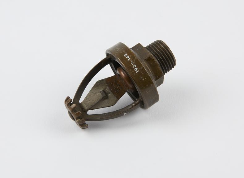 Atlas fusible piece type sprinkler, 1941