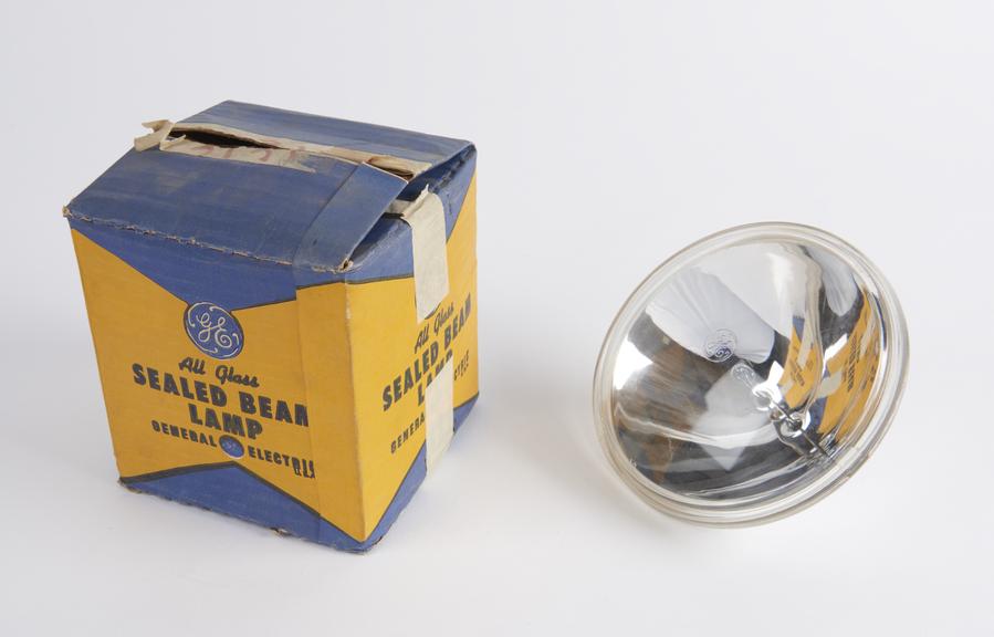 Spot lamp by General Electric USA 6V 4.75 amp. Sealed beam