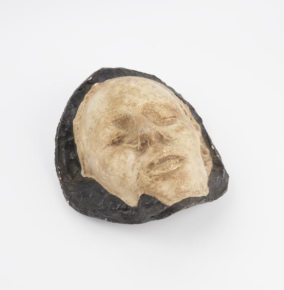 Plaster copy of death mask from unknown Egyptian mummy