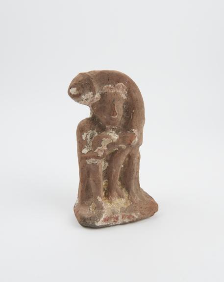 Terrocotta phallic votive(?) figure, front moulded