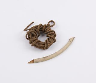 Rope & piece from the model | Science Museum Group Collection