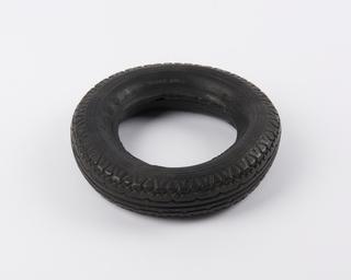 Tyre from working model of Jowett Jupiter car