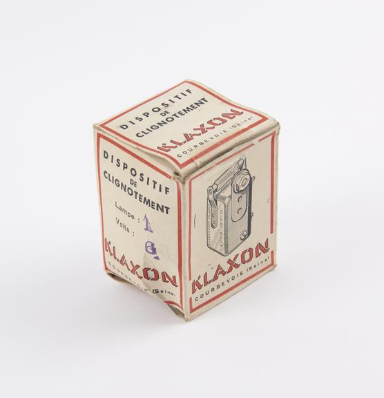 Cardboard box for Klaxon 6U 1L Flasher Unit