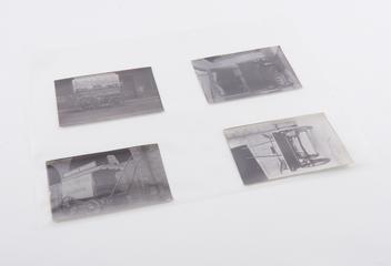 Four copy prints depicting early 20th century commercial vehicles