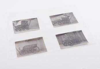 Four copy prints depicting early 20th century commercial vehicles
