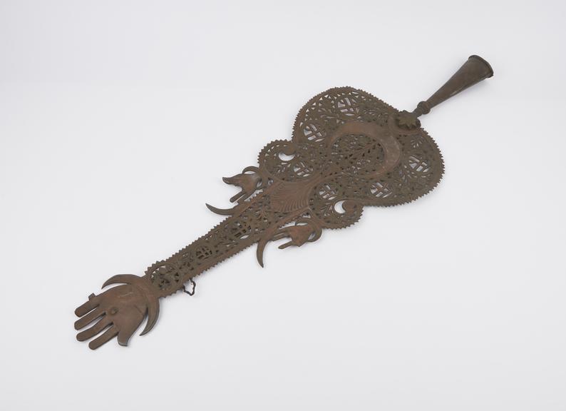 Copper finial, from an Islamic ceremonial staff