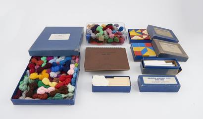 Part of Goldstein-Scheerer Object Sorting Test for assessing impairment of integrative mental functioning