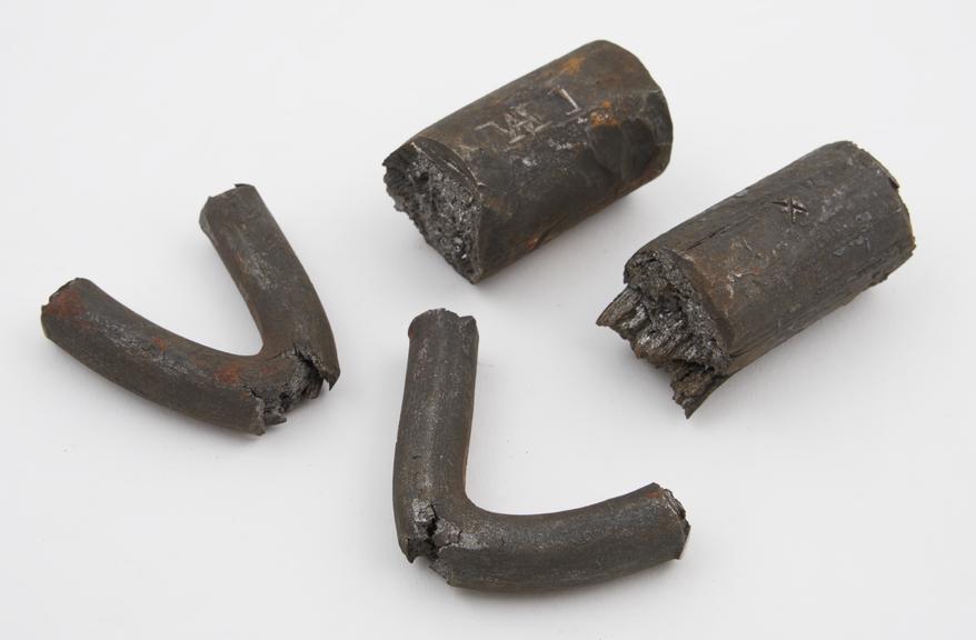 Series of samples of burnt iron' expressly made at the Dowlais