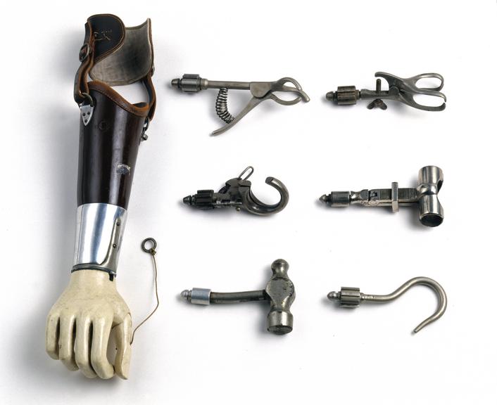 Prosthetic limb terminal devices used in tool use video