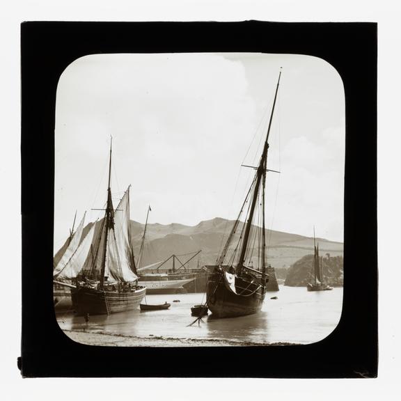 A magic lantern slide of Ilfracombe by Birt Acres, c. 1893.