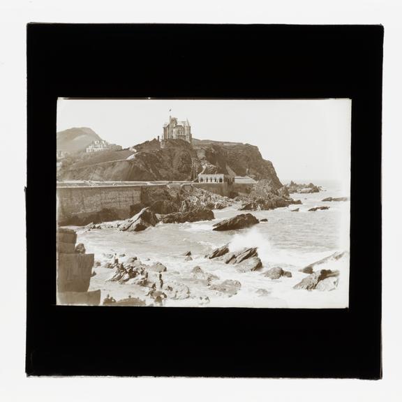 A magic lantern slide of Ilfracombe, North Devon by Birt Acres