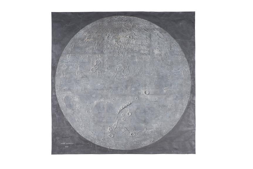 Moon by James Nasmyth, 1849