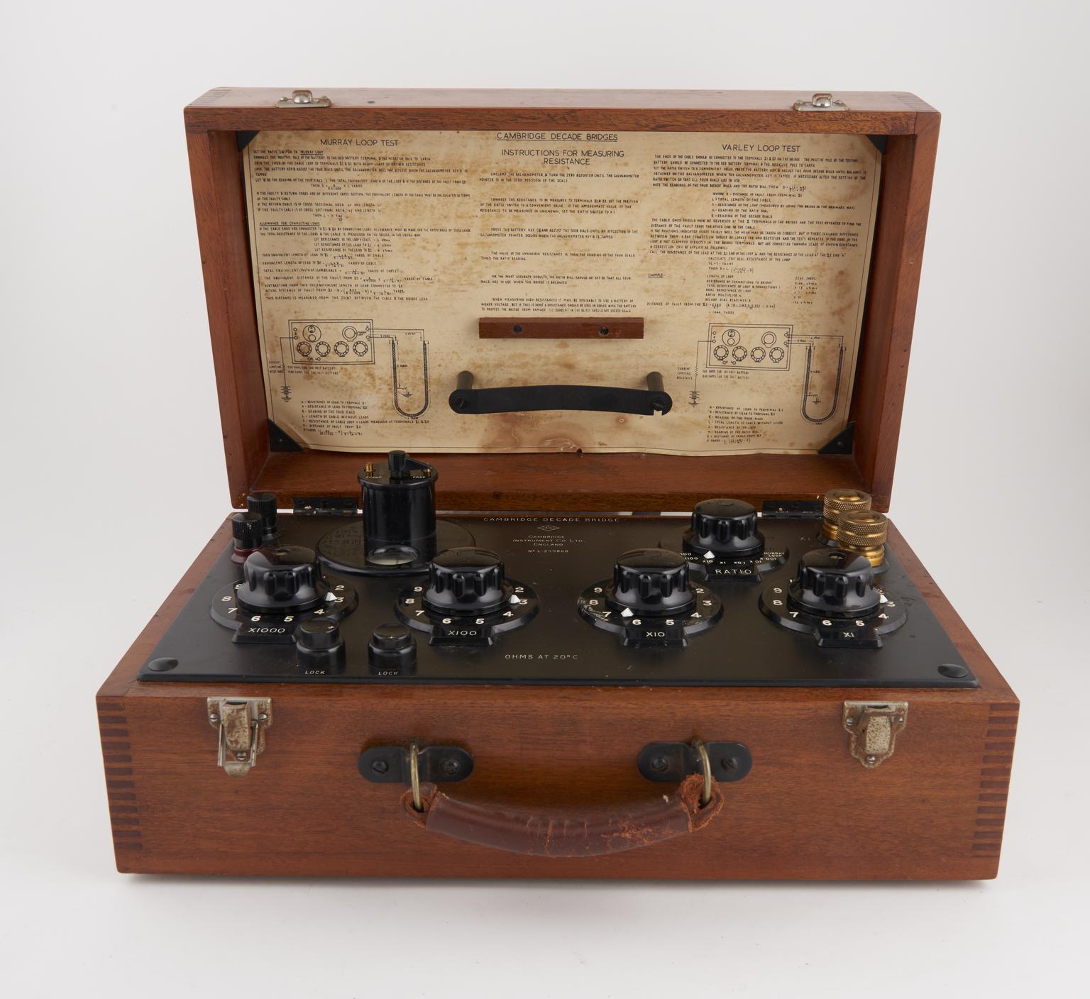 Decade Resistance Bridge by Cambridge Instrument Co. Ltd. | Science ...