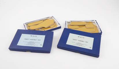 Wechsler Adult Intelligence Scale (WAIS) test material