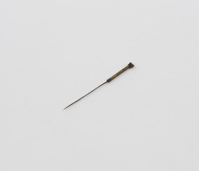 Acupuncture needle, steel and brass, Chinese