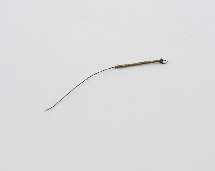 Acupuncture needle, steel and brass, Chinese