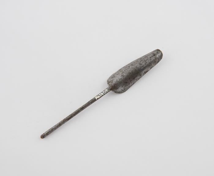 Powder scoop, steel, Chinese