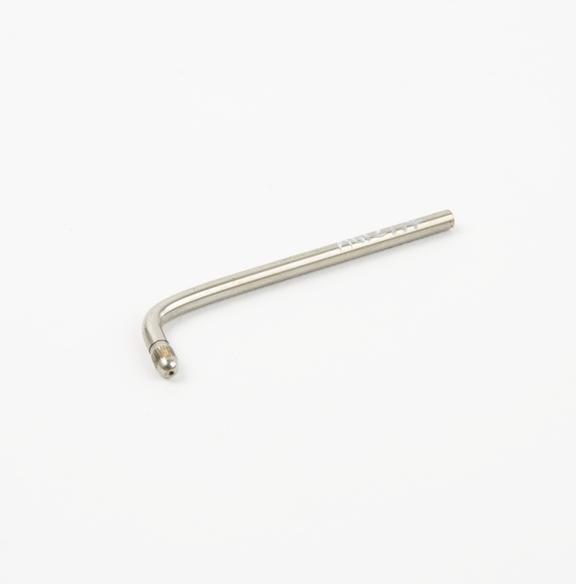 Nozzle from laryngeal spray, steel, plated, 1880-1920