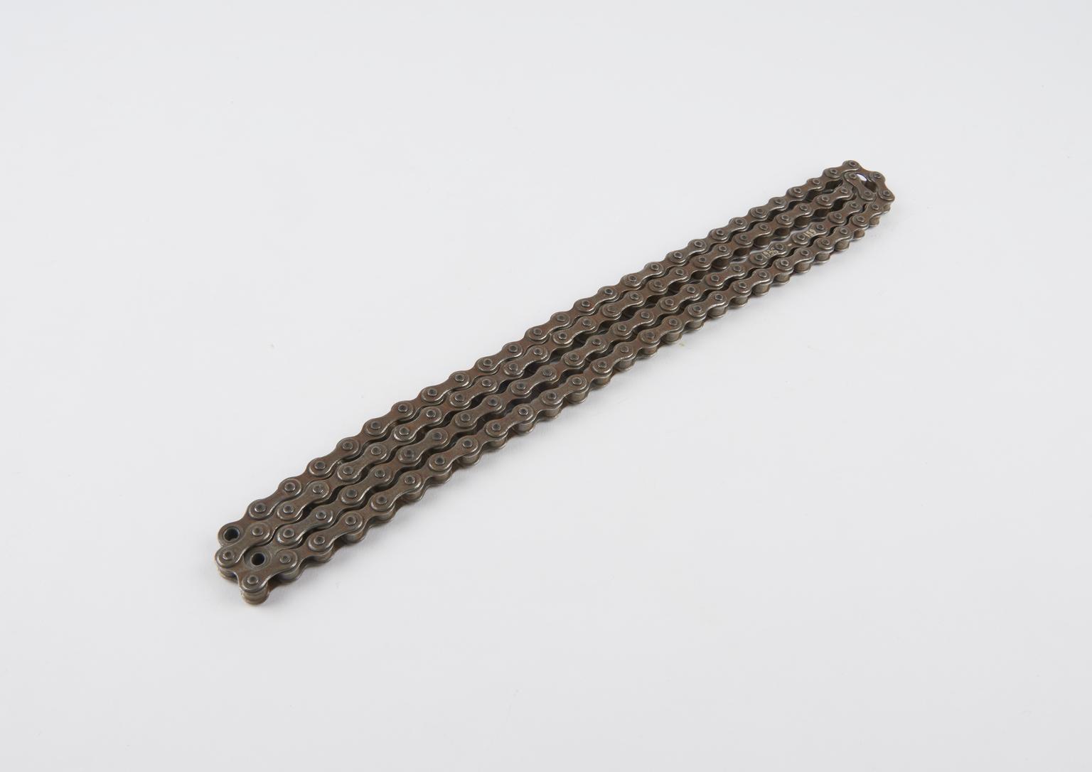 Cycle Count Chain Sample of cycle roller chain | Science Museum Group Collection