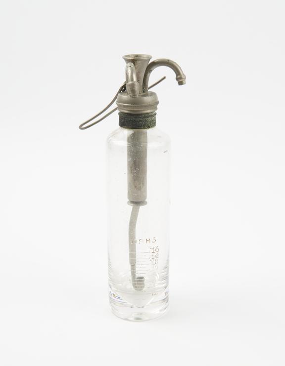 Rigby's safety bottle for use with Junker's inhaler for