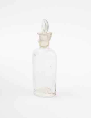 Leather case for graduated dropper bottle for chloroform