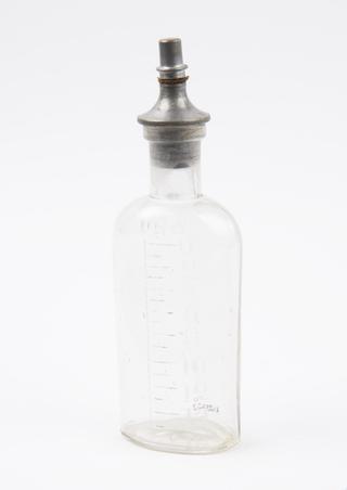 Case for Mills type graduated dropper bottle for chloroform