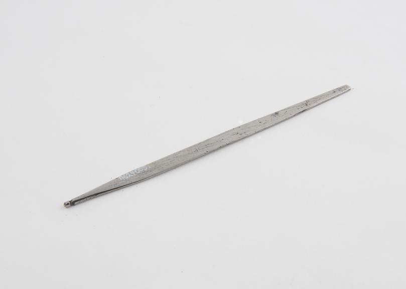 Tongue depressor(?), steel, Chinese