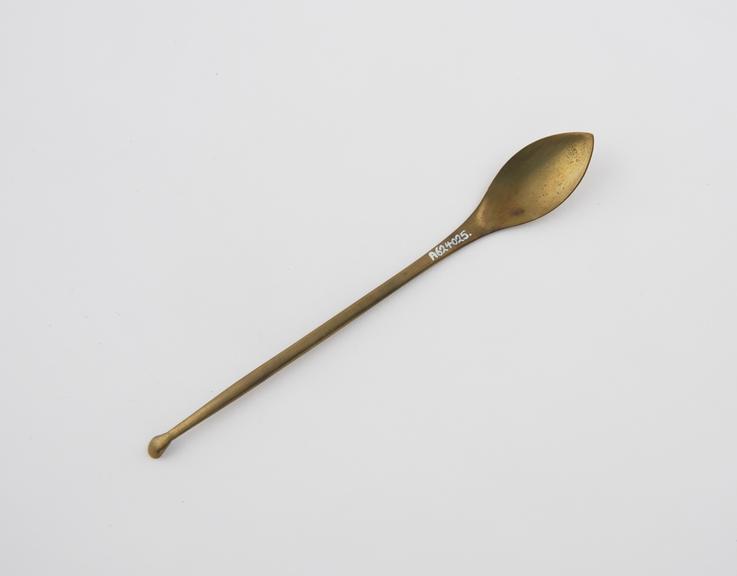 Measuring spoon, brass, Chinese