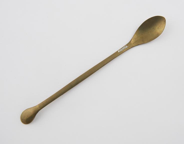 Measuring spoon, brass, Chinese