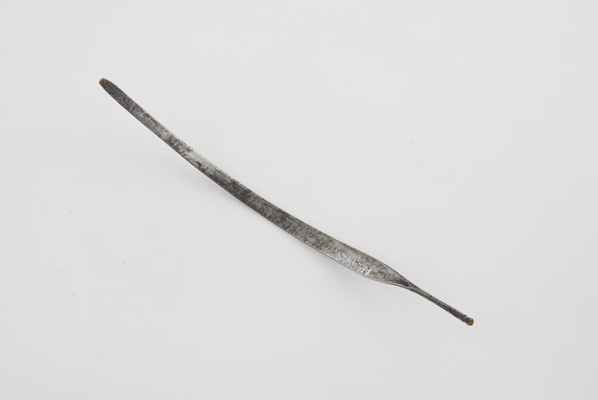 Tongue depressor, steel, Chinese