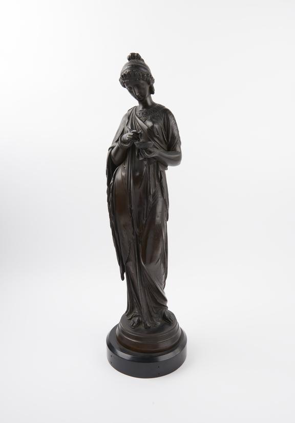Miniature bronze statue of Hygeia