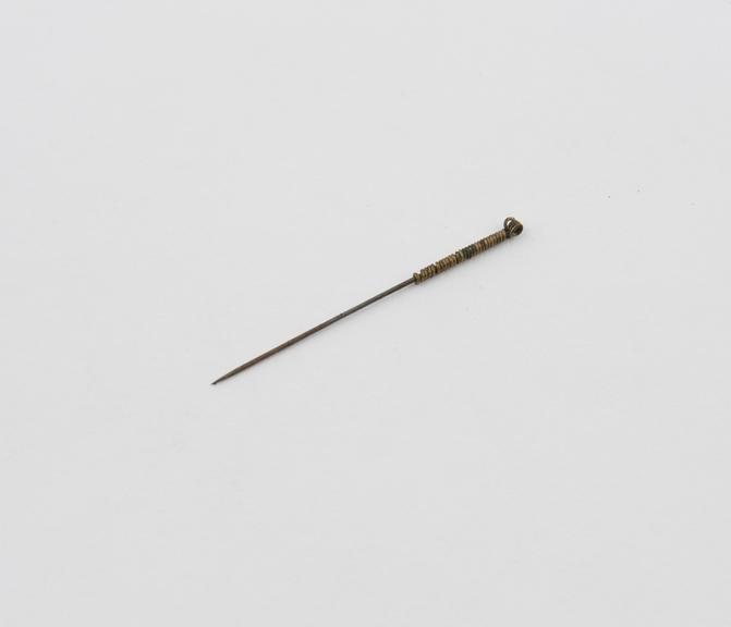 Acupuncture needle, steel and brass, Chinese