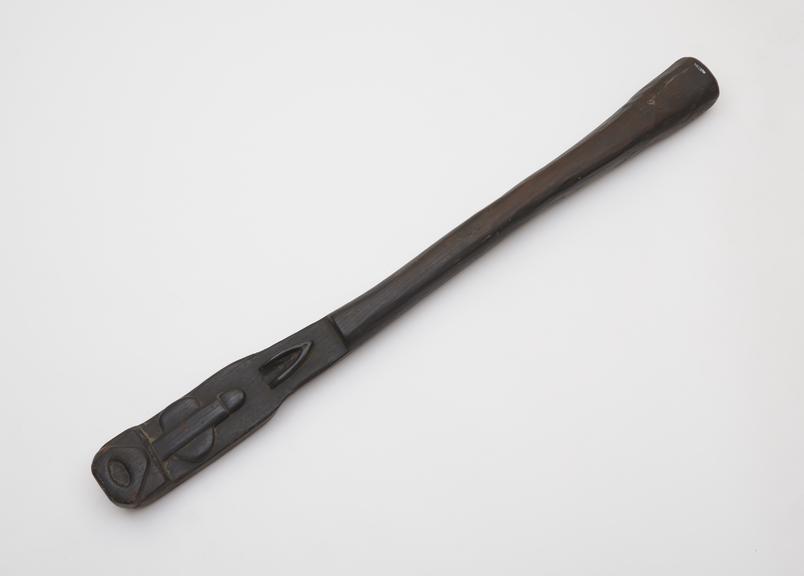 Paduak wood ceremonial staff