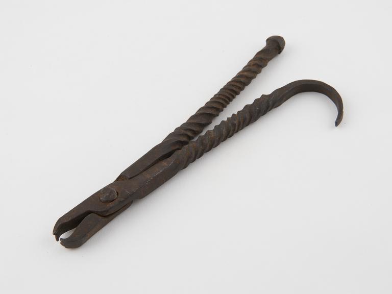 Dental forceps, steel, probably Algerian, 1801-1930