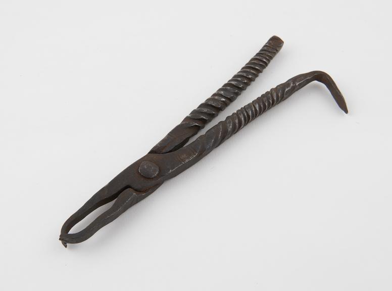 Dental forceps, steel, probably Algerian, 1801-1930