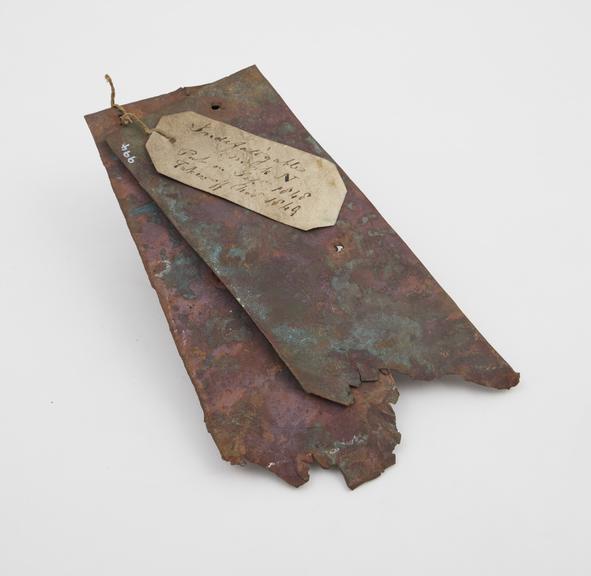 Copper sheathing from H.M.S