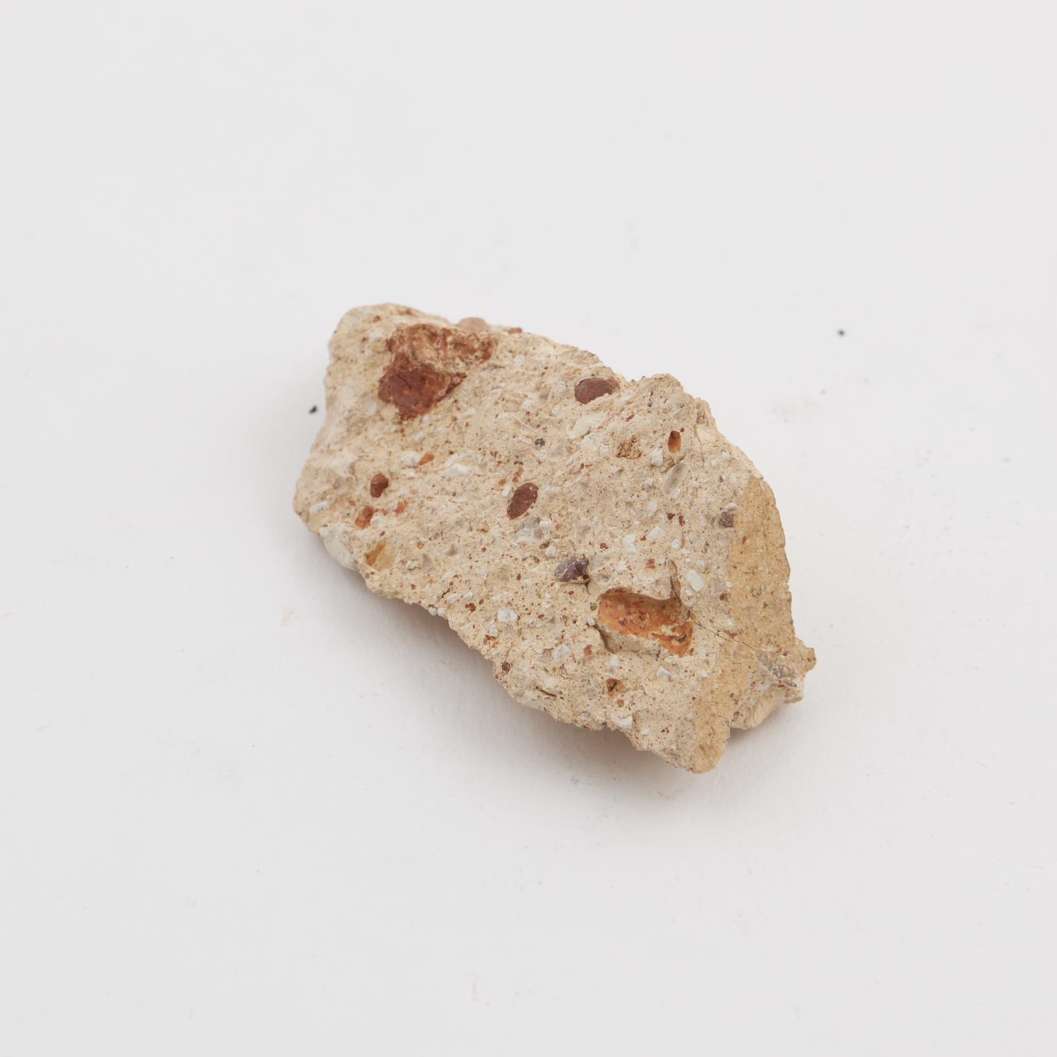 Fragment of reddish white fire-brick from India