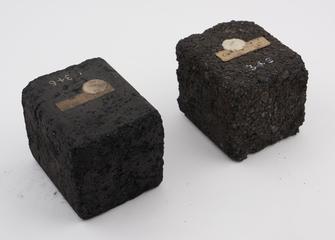 Samples of Barker's patent fuel