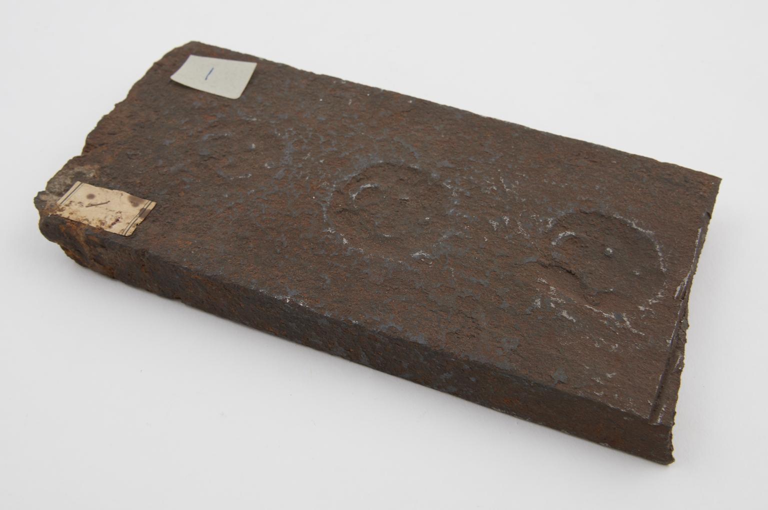 Swedish bar iron sample, with stamped mark