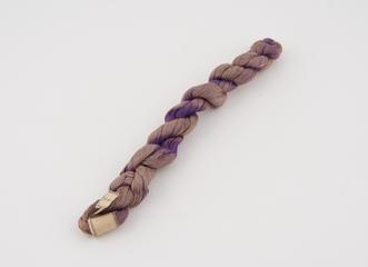 Cotton skein, dyed with mauveine, 1860