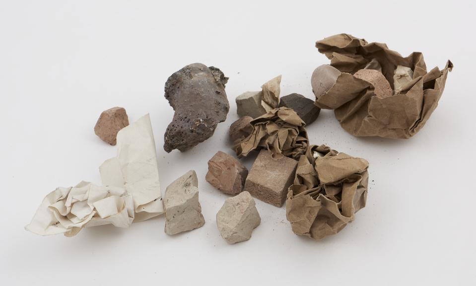 Aluminous mineral from Ireland (? from Belfast)