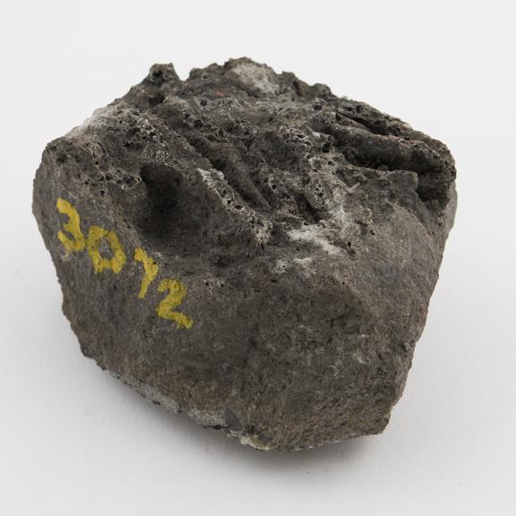Old slag from a blast-furnace at Julsrudalen, Norway