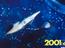 Pair of 3-D Cinerama display posters for the film '2001: A