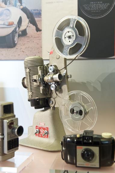 Bell & Howell model 606 8mm cine projector. Side oblique view