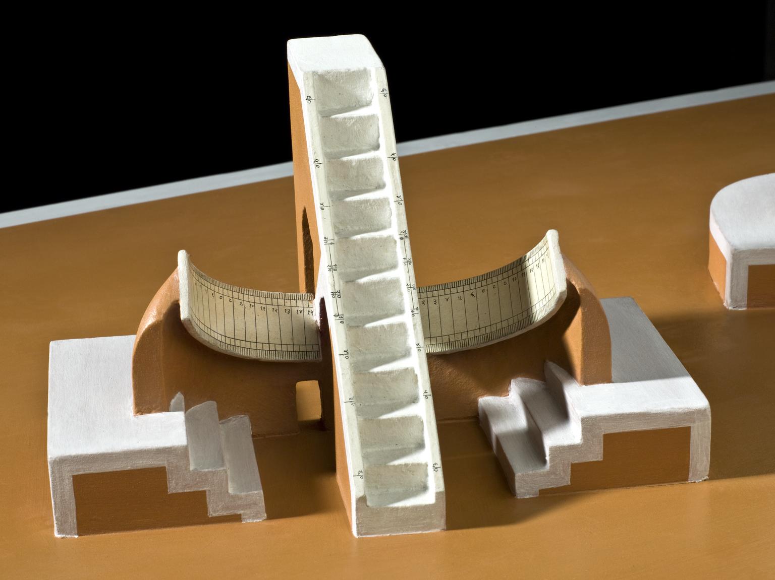 1:24 Scale Model of the Zodiacal Dials (Rashivalaya Yantra) at the Jaipur Observatory, India