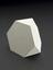 Catalan collection of semi-regular polyhedra; plaster model;