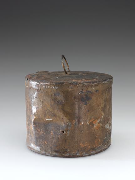 'World's oldest tin', empty roast veal tin, 1823