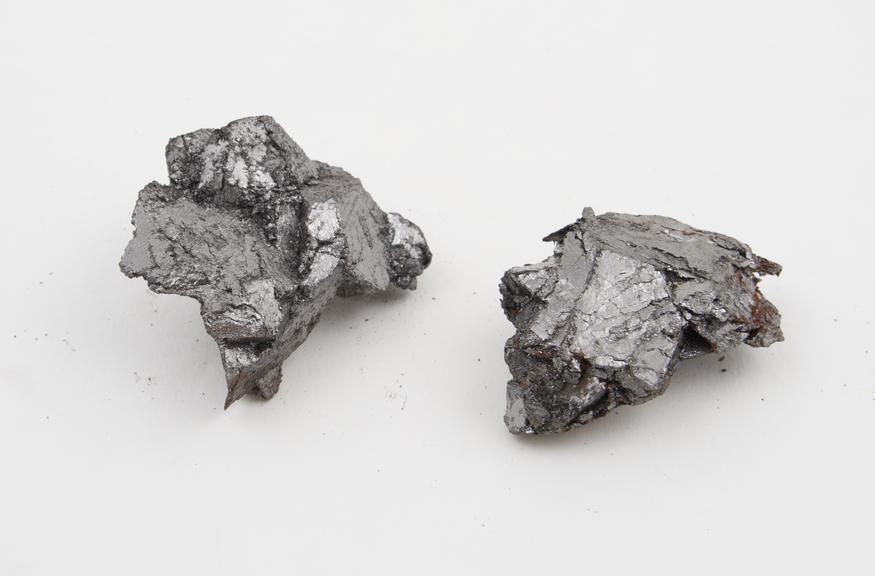 largely crystallised graphite from a blast-furnace at