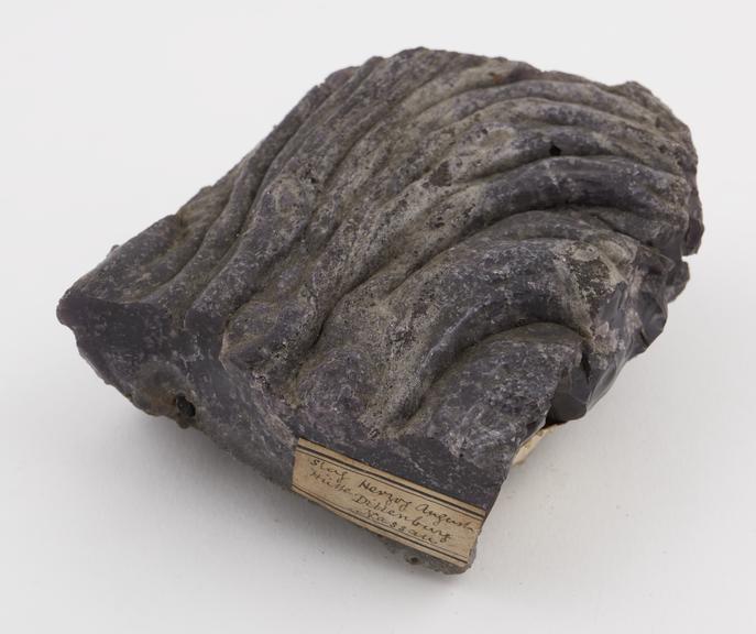 Blast-furnace slag from the iron furnaces called Herzog-auguste