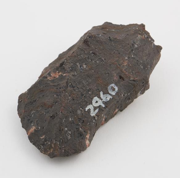 Iron ore from Providence, Ashton Court, Bristol, analysed by J